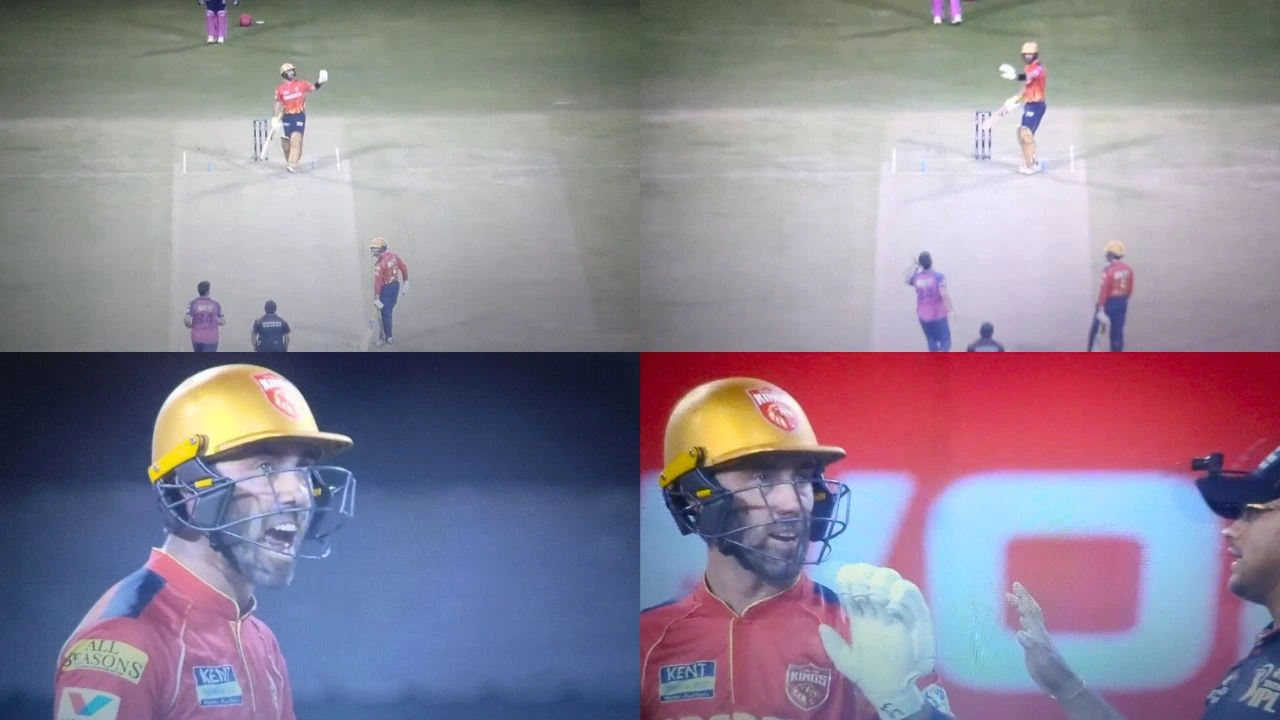 Glenn Maxwell Fights Umpire