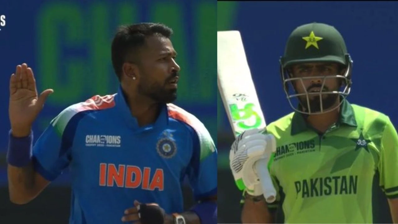 Hardik Pandya Bye Bye Send Off To Babar Azam