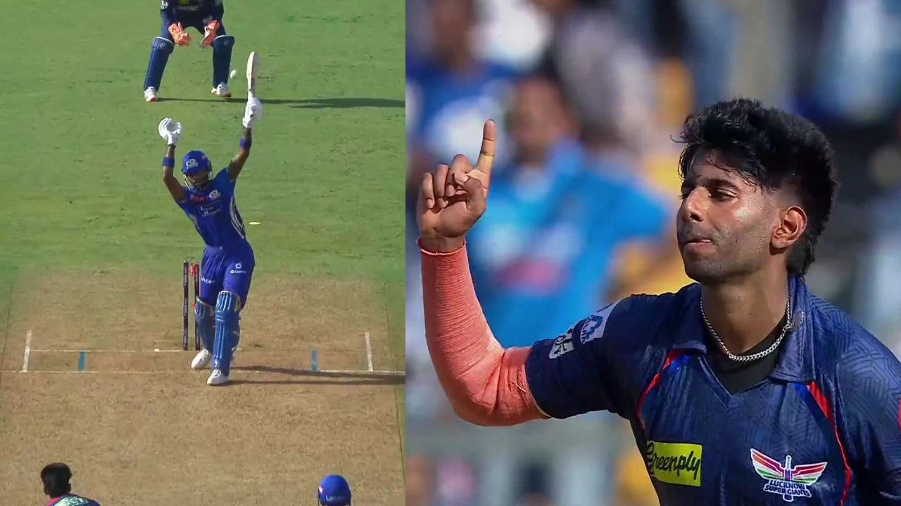 Hardik Pandya Dismissed Mayank Yadav