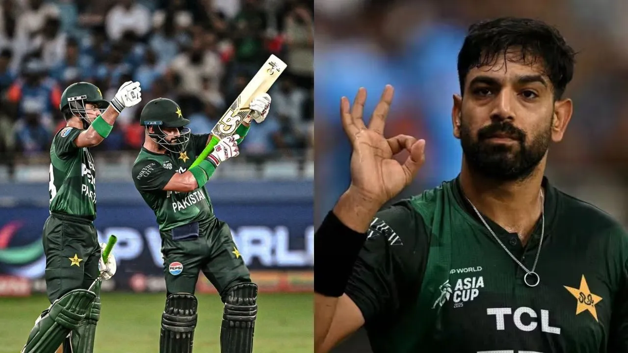 Haris Rauf And Sahibzada Farhan during India vs Pakistan clash