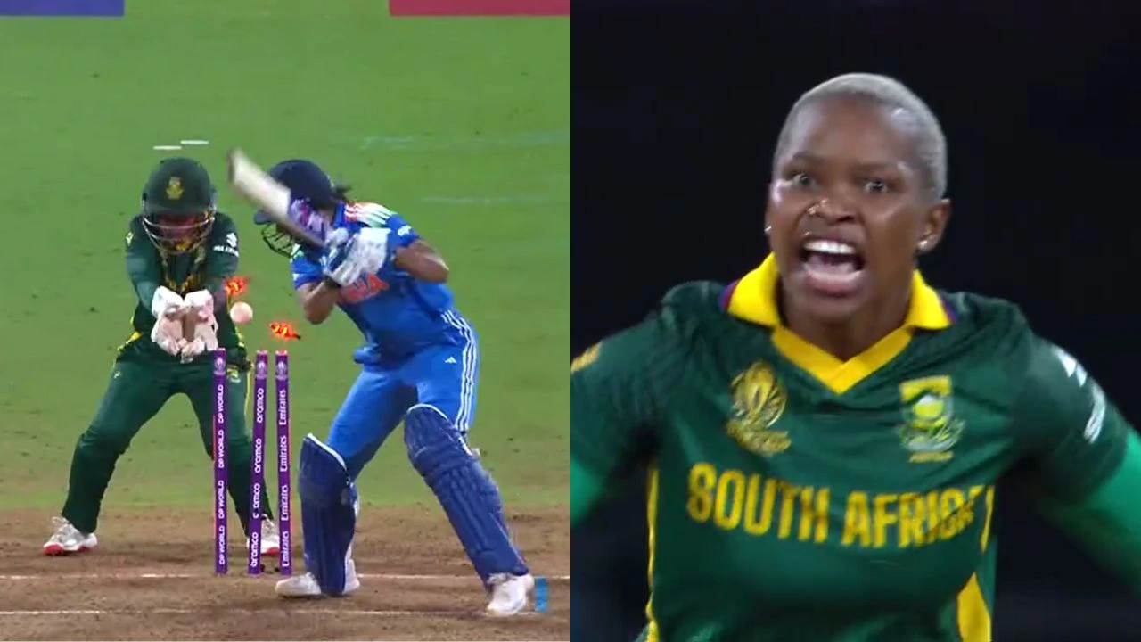 Harmanpreet Kaur Receives Fiery Send Off From Nonkululeko Mlaba In World Cup Final After Creating World Record