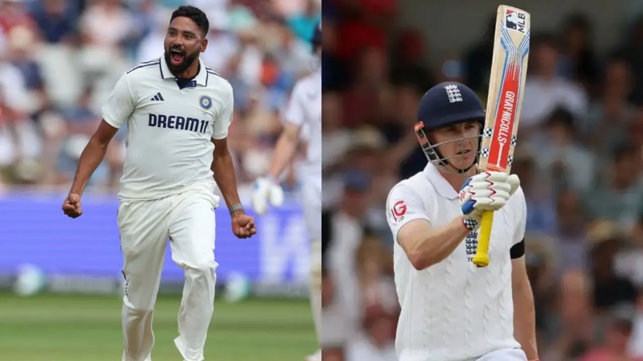 Harry Brook Mohammed Siraj