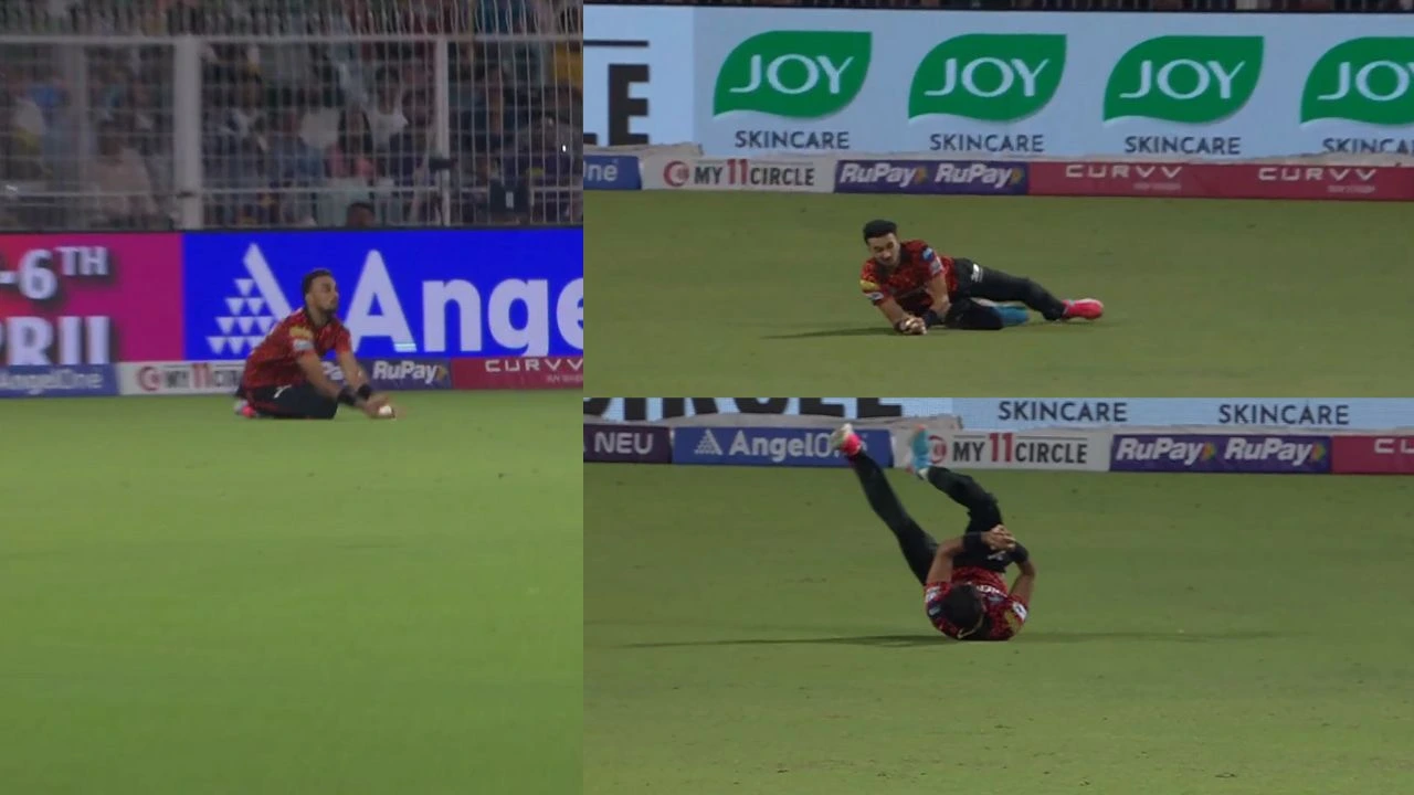 Harshal Patel Catch To Dismiss Angkrish Raghuvanshi 1