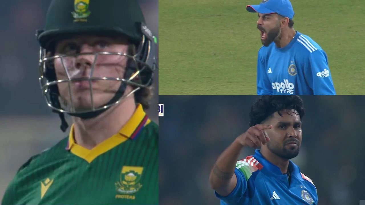 Harshit Rana Virat Kohli Send Off To Dewald Brevis