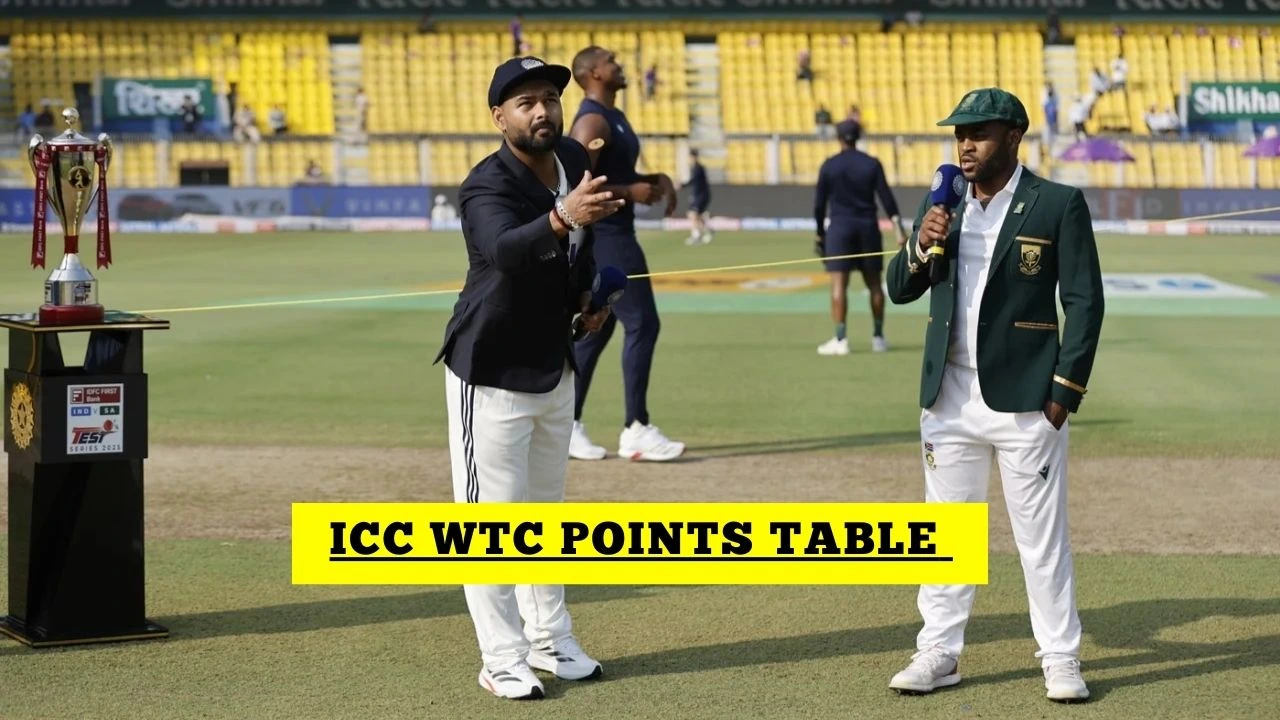 ICC World Test Championship Points Table WTC Table After India Vs South Africa 1