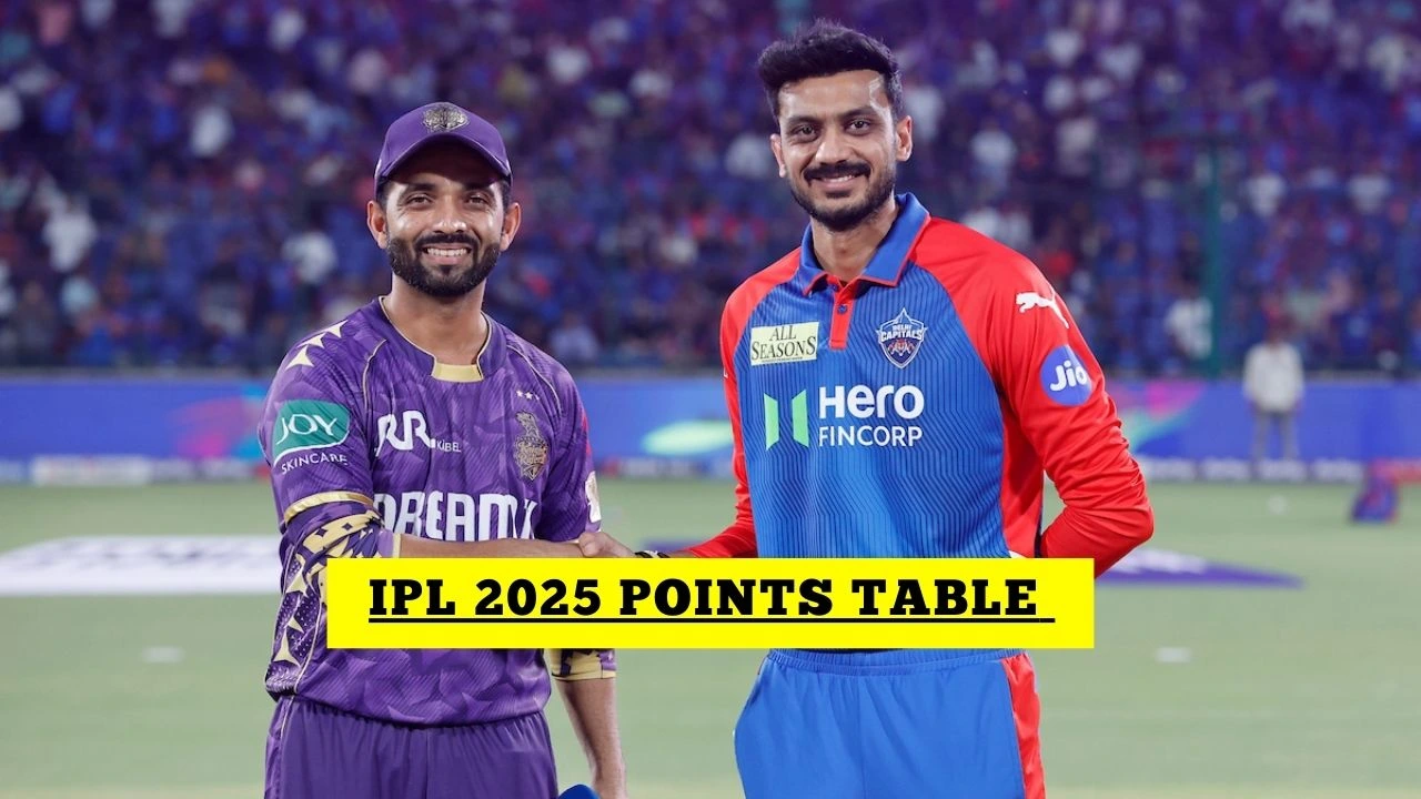 IPL 2025 IPL Points Table After DC Vs KKR
