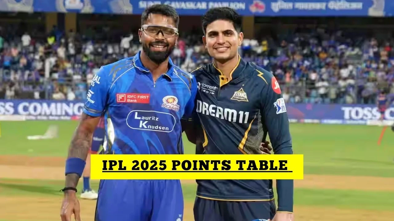 IPL 2025 IPL Points Table After MI Vs GT