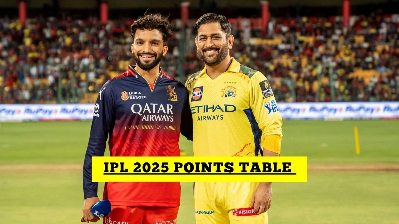 IPL 2025 IPL Points Table After RCB Vs CSK