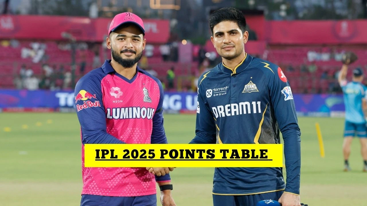 IPL 2025 IPL Points Table After RR Vs GT