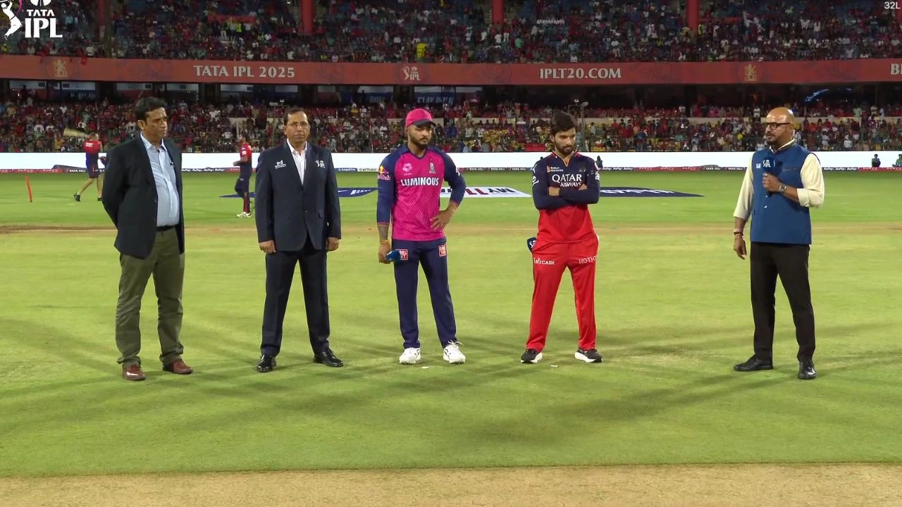 IPL 2025 RCB Vs RR Watch: Rajat Patidar hilariously prays before flipping coin, but loses 4th consecutive toss at home