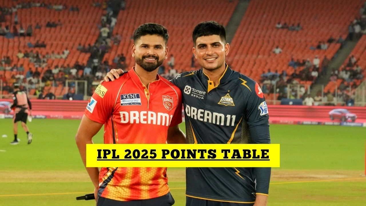GT vs PBKS, IPL Points Table IPL 2025 Points Table After GT V PBKS