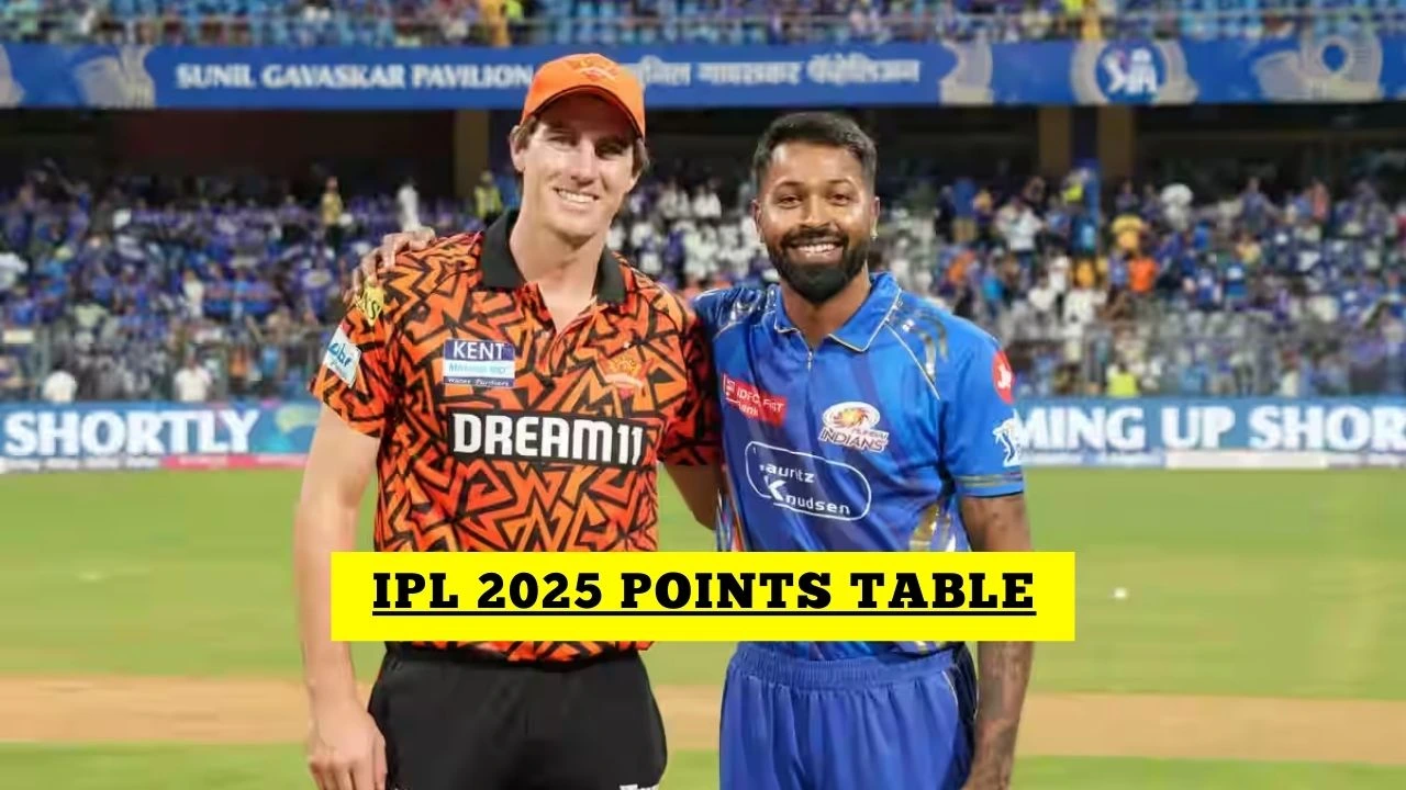 IPL Points Table IPL 2025 Points Table After MI Vs SRH
