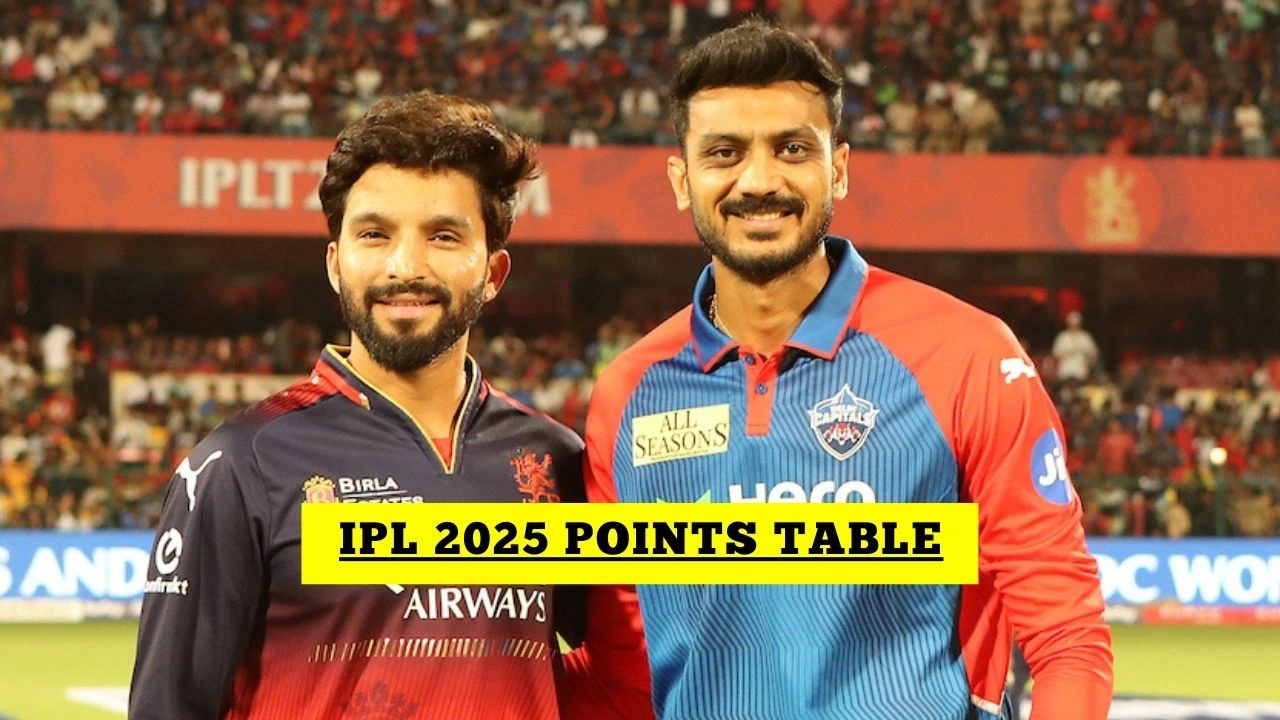 IPL Points Table IPL 2025 Points Table After RCB Vs DC