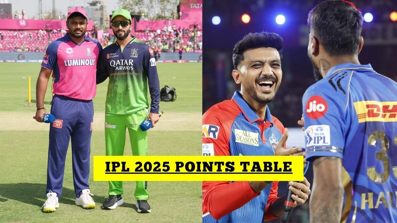 IPL Points Table IPL 2025 Points Table After RR Vs RCB And DC Vs MI