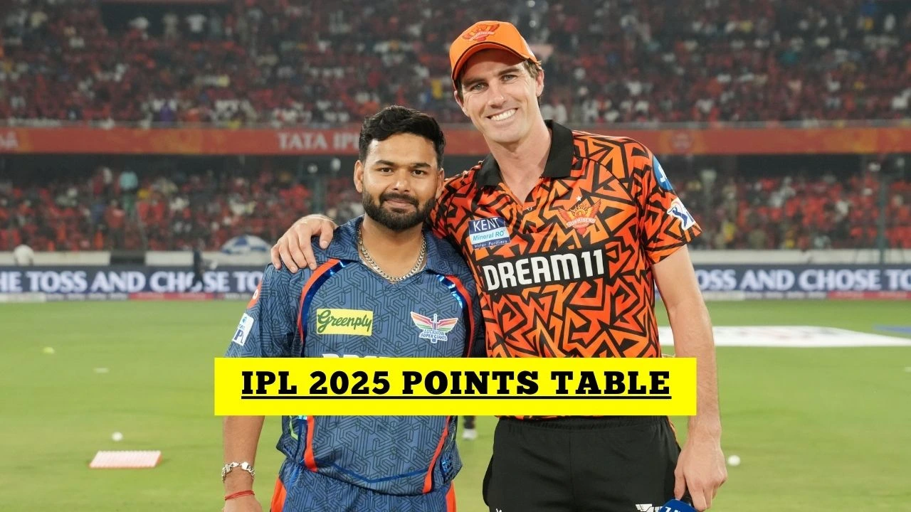 IPL Points Table IPL 2025 Points Table After SRH Vs LSG