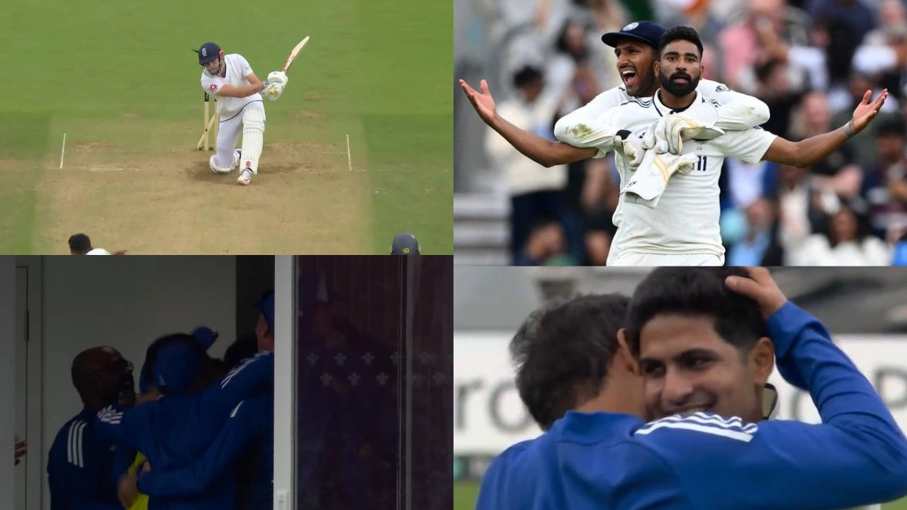 India Mohammed Siraj Celebration At Oval