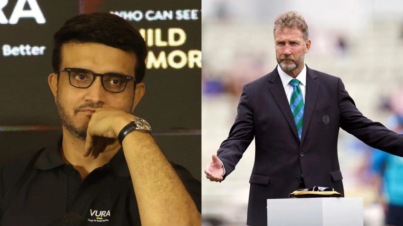 India Sourav Ganguly Chris Broad