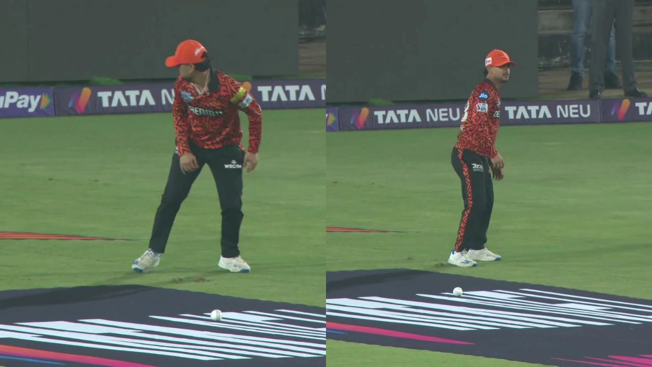Ishan Kishan Loses Ball