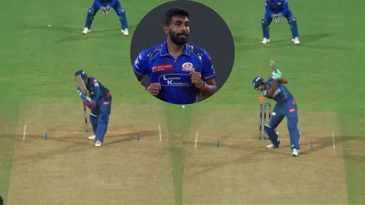 Jasprit Bumrah Castles Abdul Samad Avesh Khan