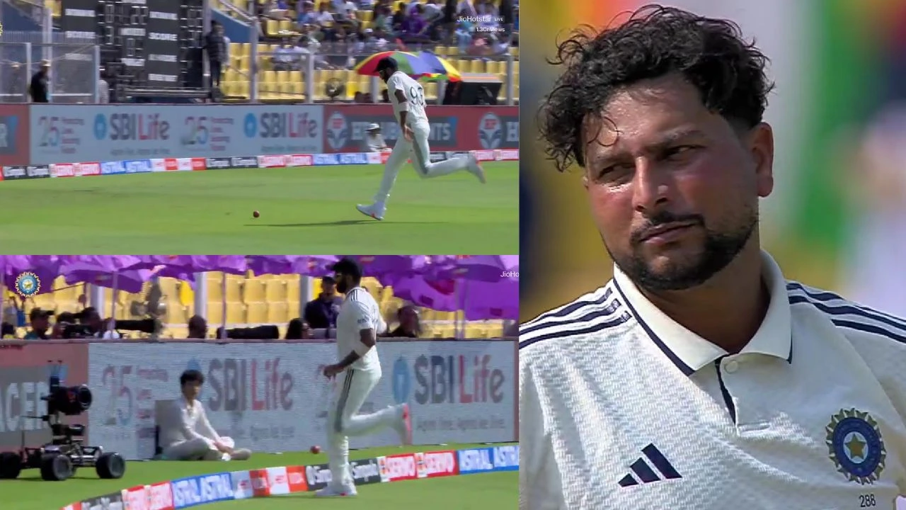 Jasprit Bumrah Refuses To Dive To Save Four In Guwahati Test Kuldeep Yadav Angry