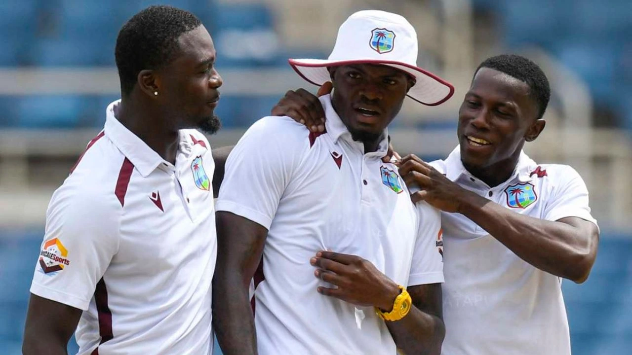 Jayden Seales Alzarri Joseph And Shamar Joseph Picked Up The Ten Australian Wickets