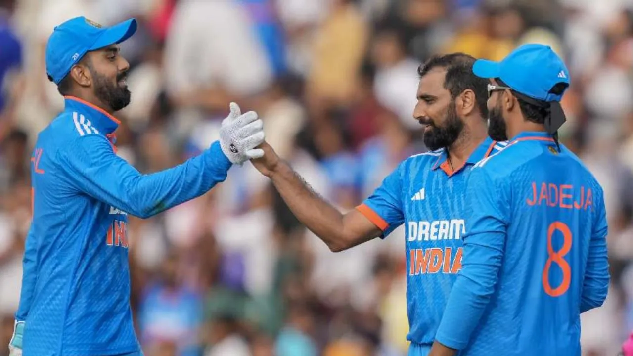 India, KL Rahul Mohammed Shami Ravindra Jadeja