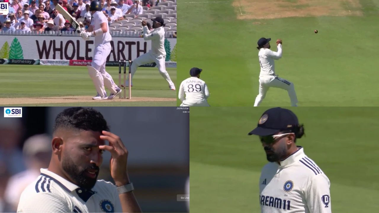 KL Rahul Drops Jamie Smith off Mohammed Siraj