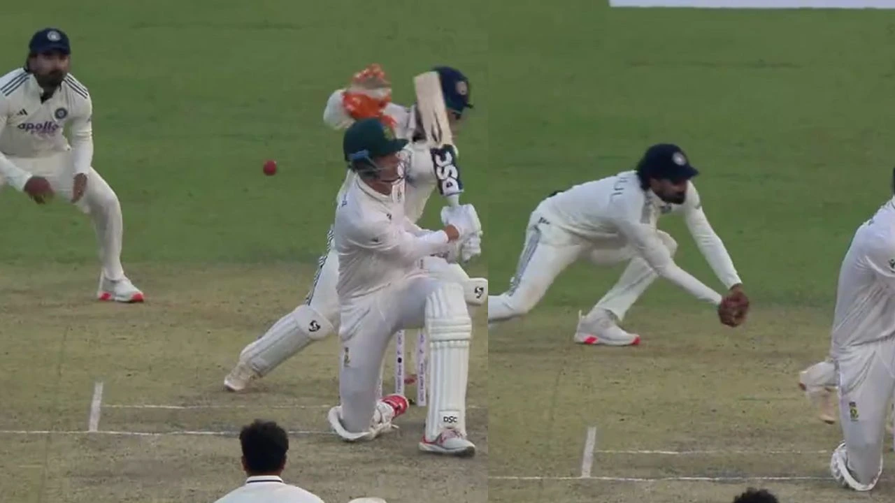 KL Rahul Takes Stunner To Dismiss Marco Jansen 1