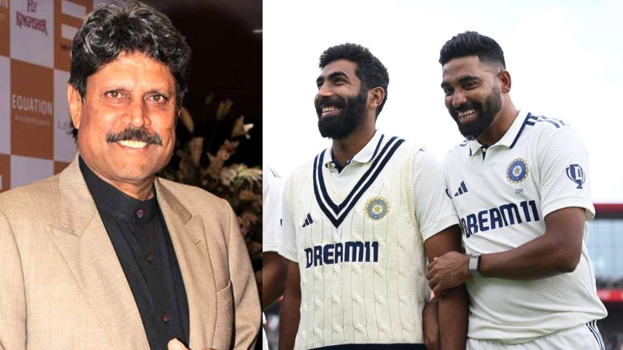 Kapil Dev Mohammed Siraj Jasprit Bumrah