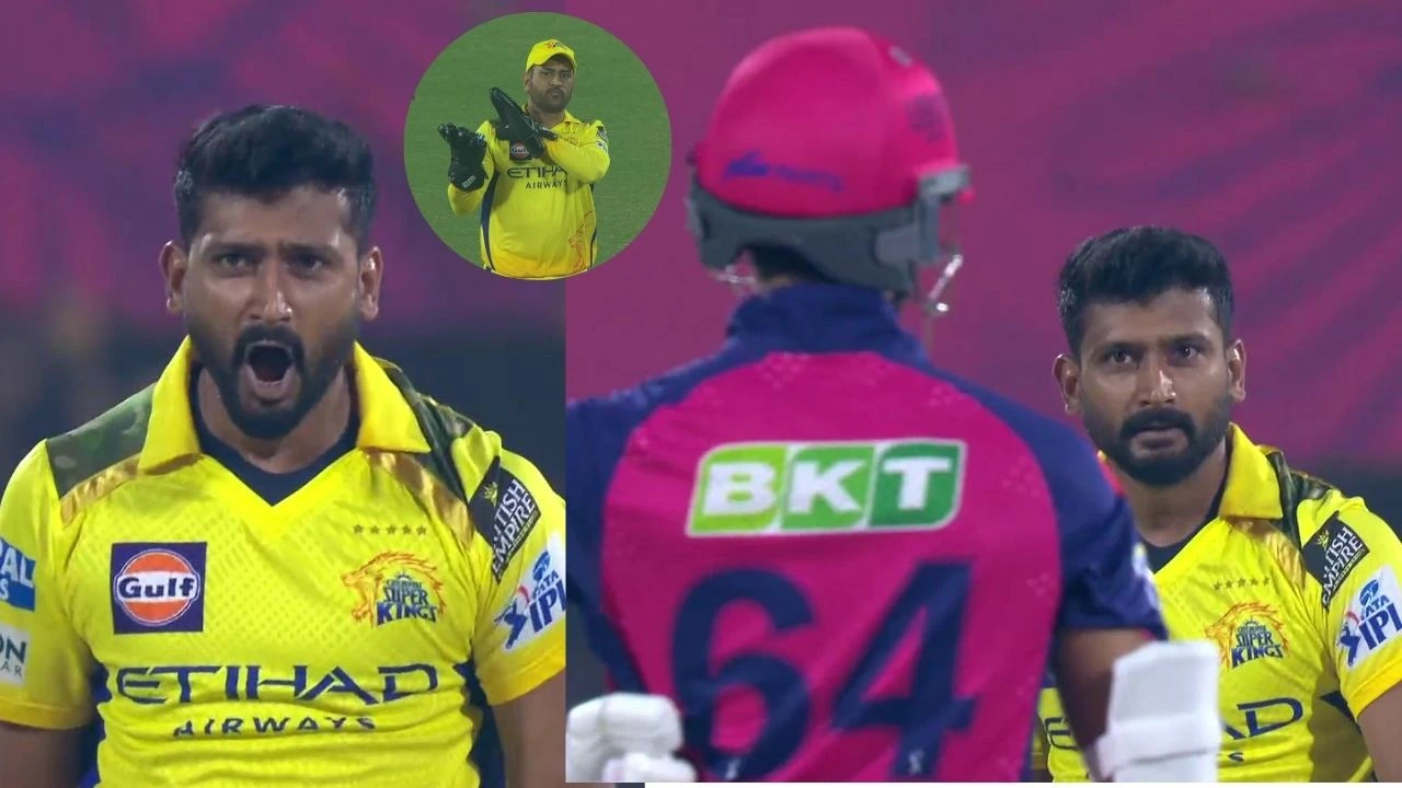 Khaleel Ahmed Send Off To Yashasvi Jaiswal MS DHoni Reacts 1