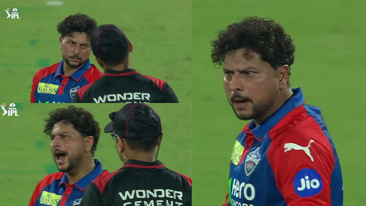 Kuldeep Yadav Fights Umpire