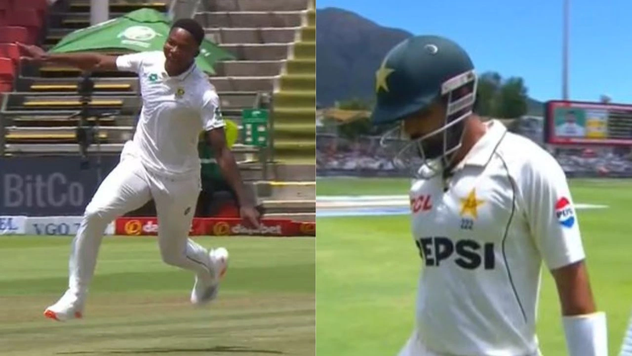 Kwena Maphaka Makes Babar Azam Bunny