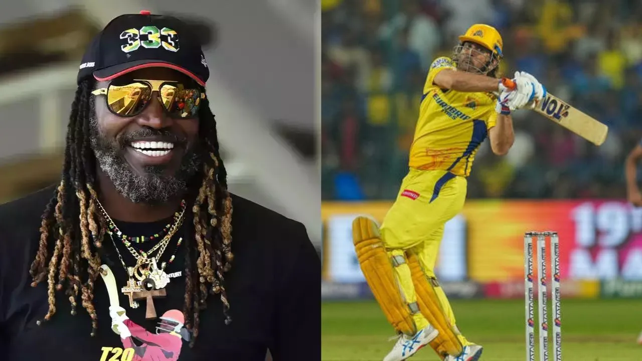 MS Dhoni Chris Gayle
