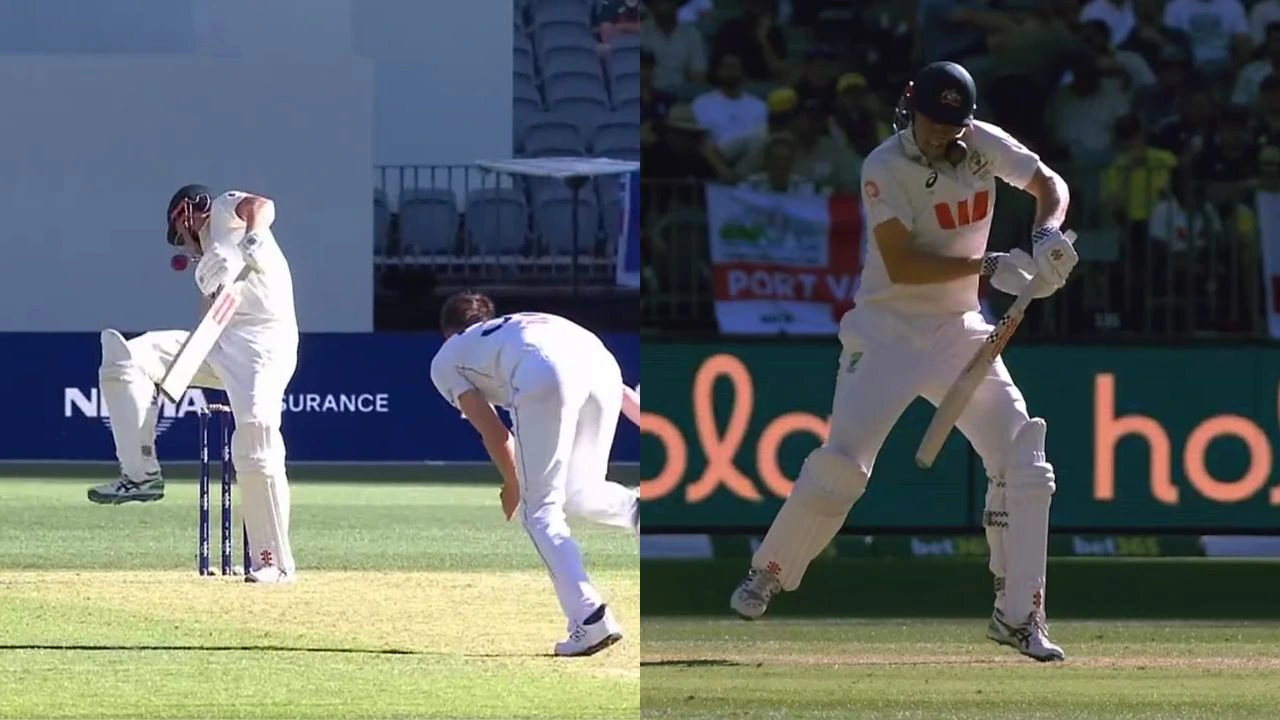 Mark Wood Rattles Cameron Green With A Deadly 147 1 Kph Delivery In Ashes Opener Perth Crowd Left In Shock