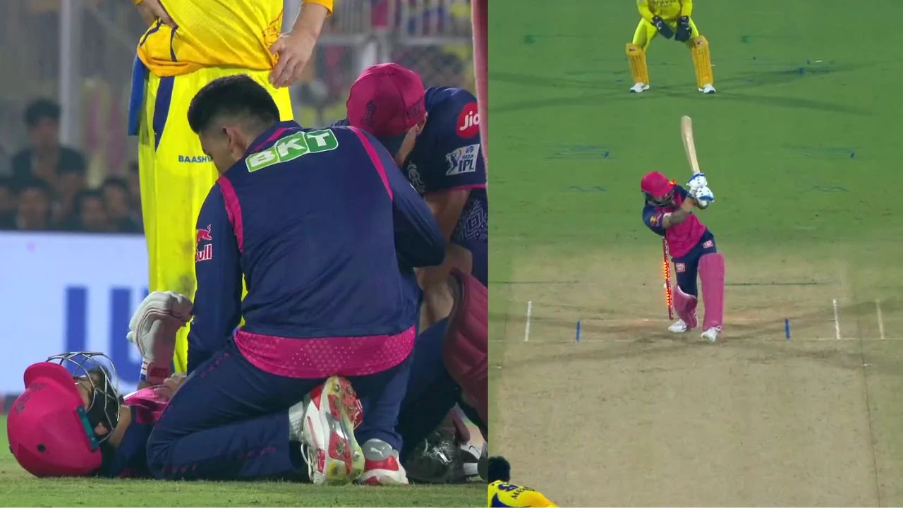 Matheesha Pathirana Injures Riyan Parag