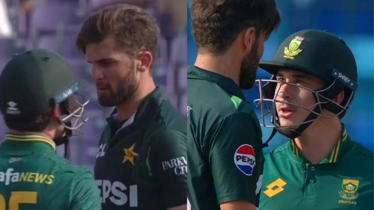 Matthew Breetzke And Shaheen Afridi Had A Brief Altercation