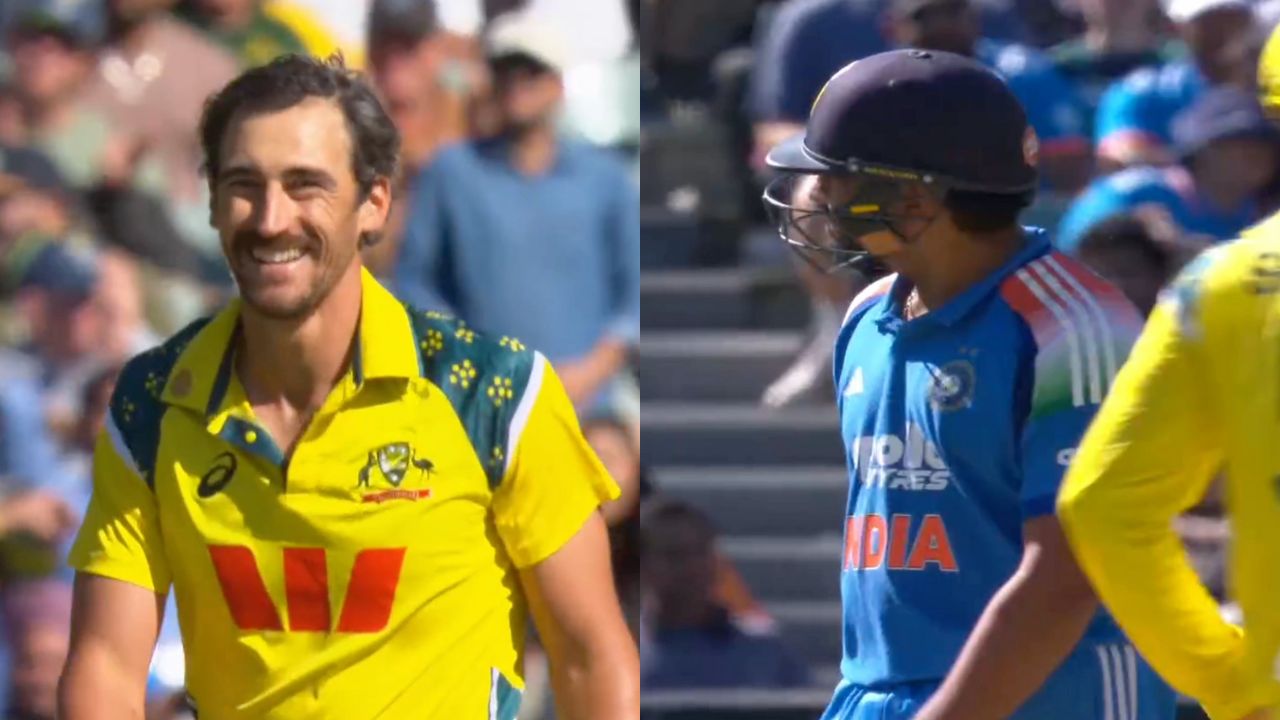Mitchell Starc Mocks Rohit Sharma