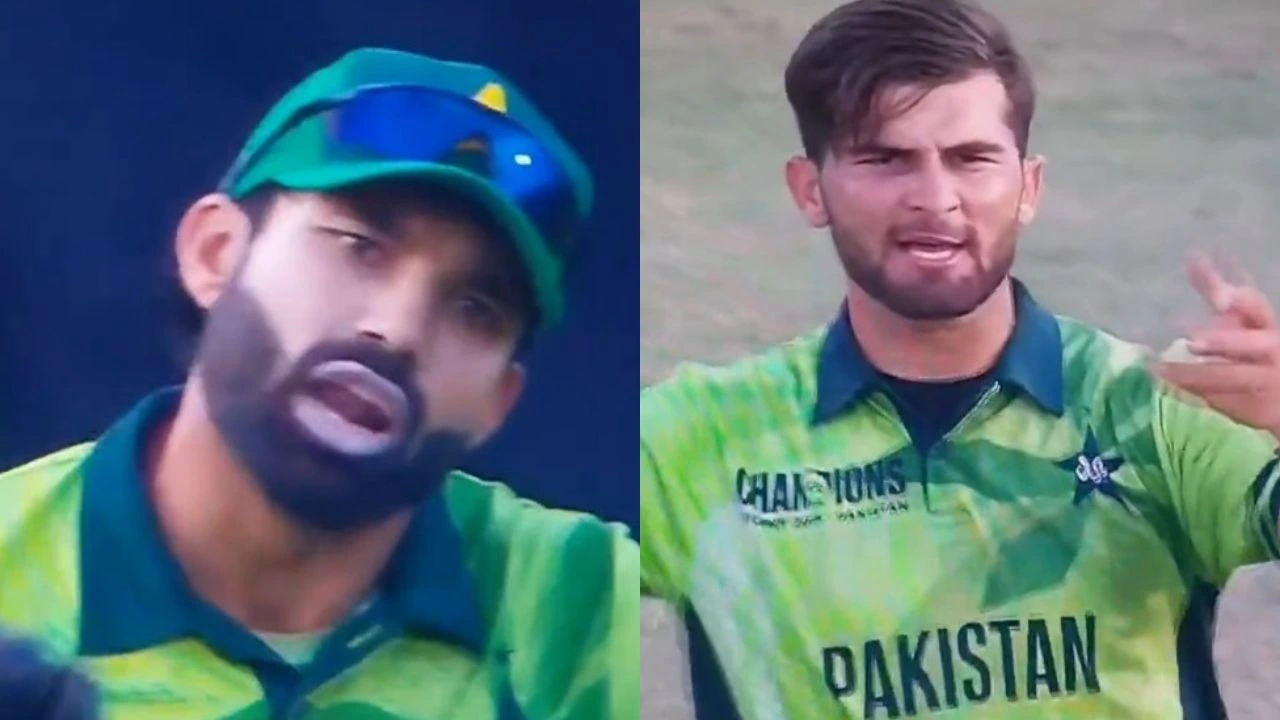 Mohammad Rizwan Shaheen Afridi Fight