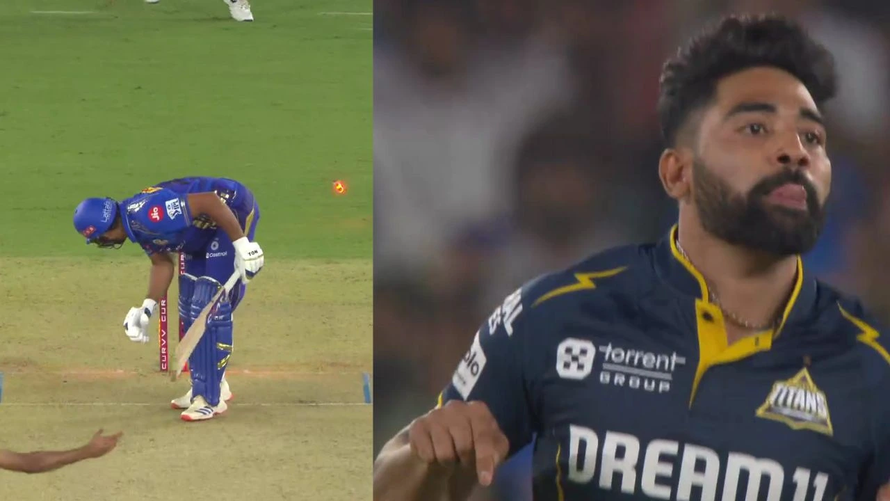 Mohammed Siraj Castles Rohit Sharma