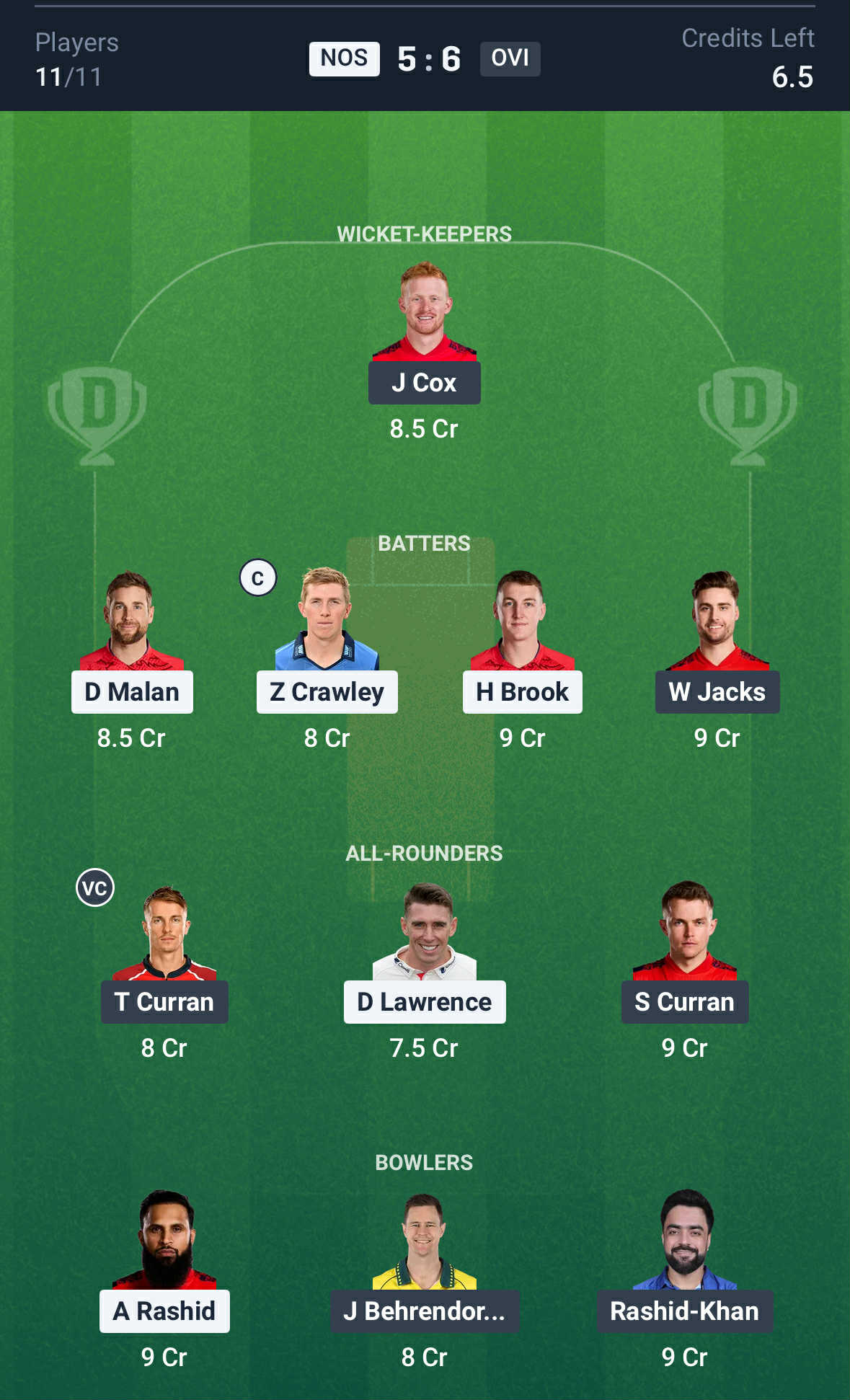 NOS vs OVI Dream11 Prediction NOS vs OVI Dream11 Prediction