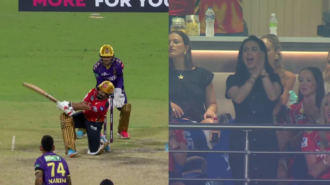 Prabhsimran Singh Switch Hit Vs Sunil Narine