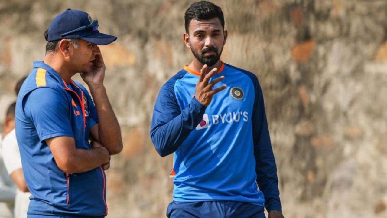 Rahul Dravid And KL Rahul