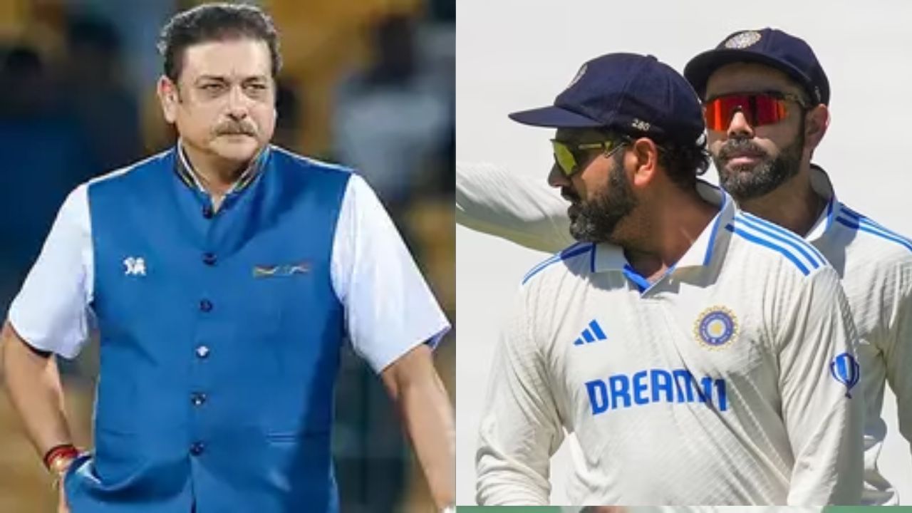 Ravi Shastri Rohit Sharma Virat Kohli