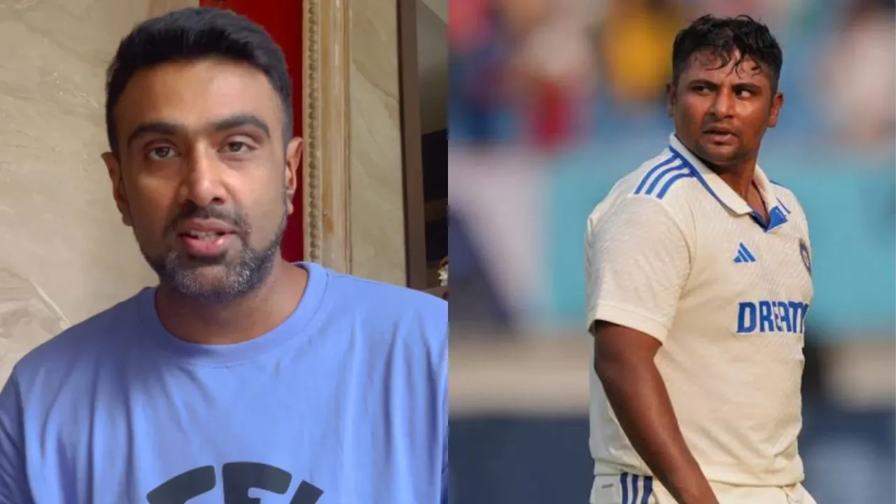 Ravichandran Ashwin Sarfaraz Khan