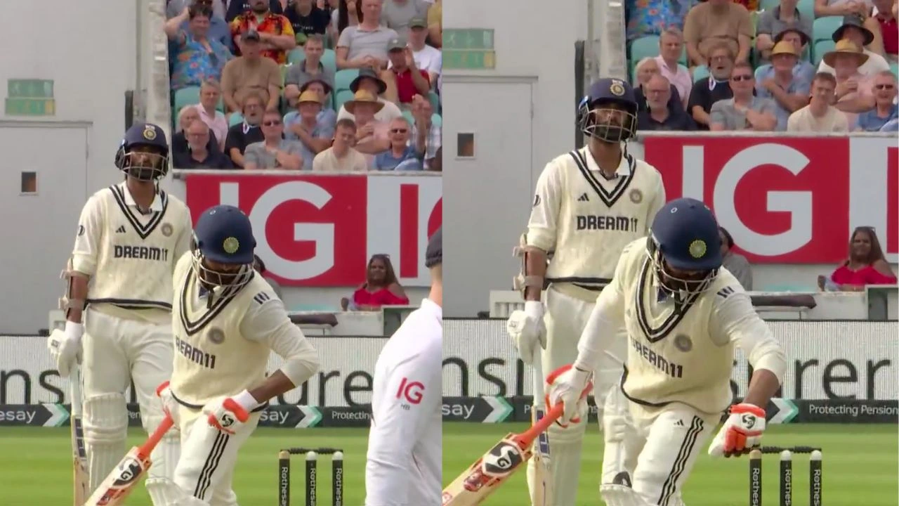 Ravindra Jadeja Hits Stumps