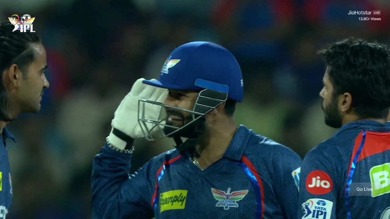 Rishabh Pant Slaps Digvesh Rathi
