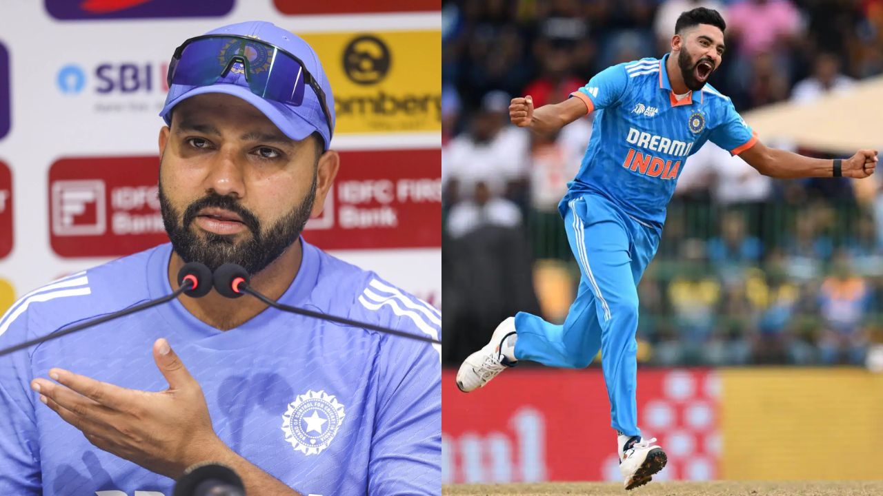 Rohit Sharma Mohammed Siraj 1