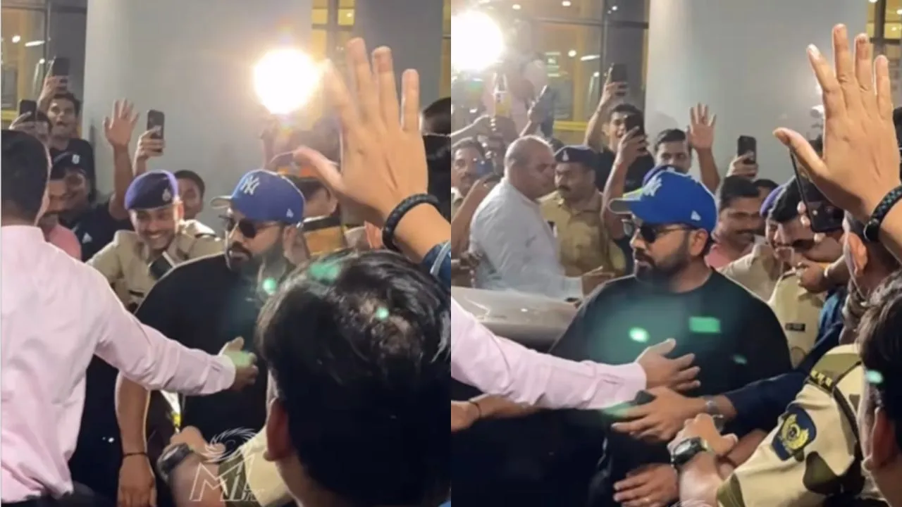 Rohit Sharma Arrives After India S CT 2025 Win