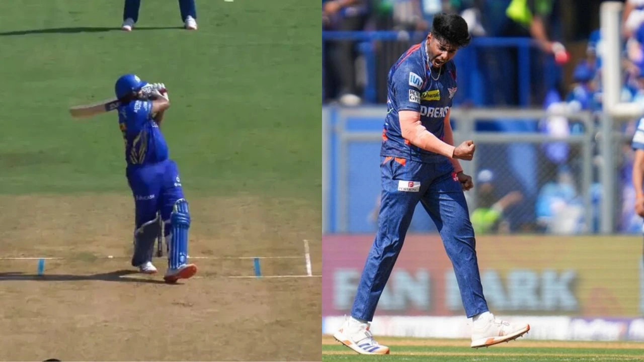 Rohit Sharma Dismissed Mayank Yadav