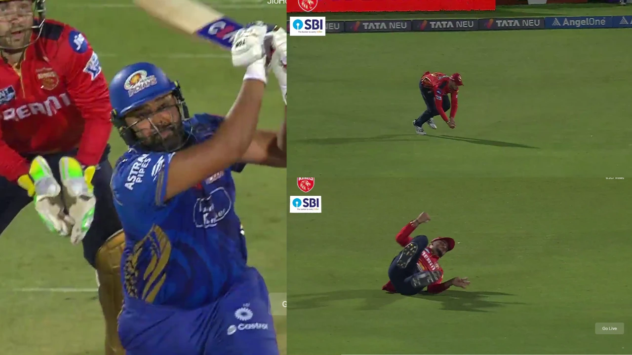 Rohit Sharma Dismissed By Nehal Wadhera Catch